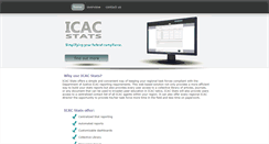 Desktop Screenshot of icacstats.com