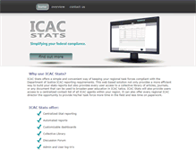 Tablet Screenshot of icacstats.com